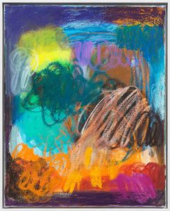 Call for feminist territory III, 2022, Oil, Oil stick on canvas, 50 x 40 cm