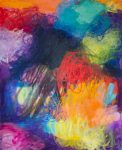 Mehr über den Artikel erfahren Tentacles in the air, 2021, Oil, Oil Sticks on Canvas, 130 x 105 cm